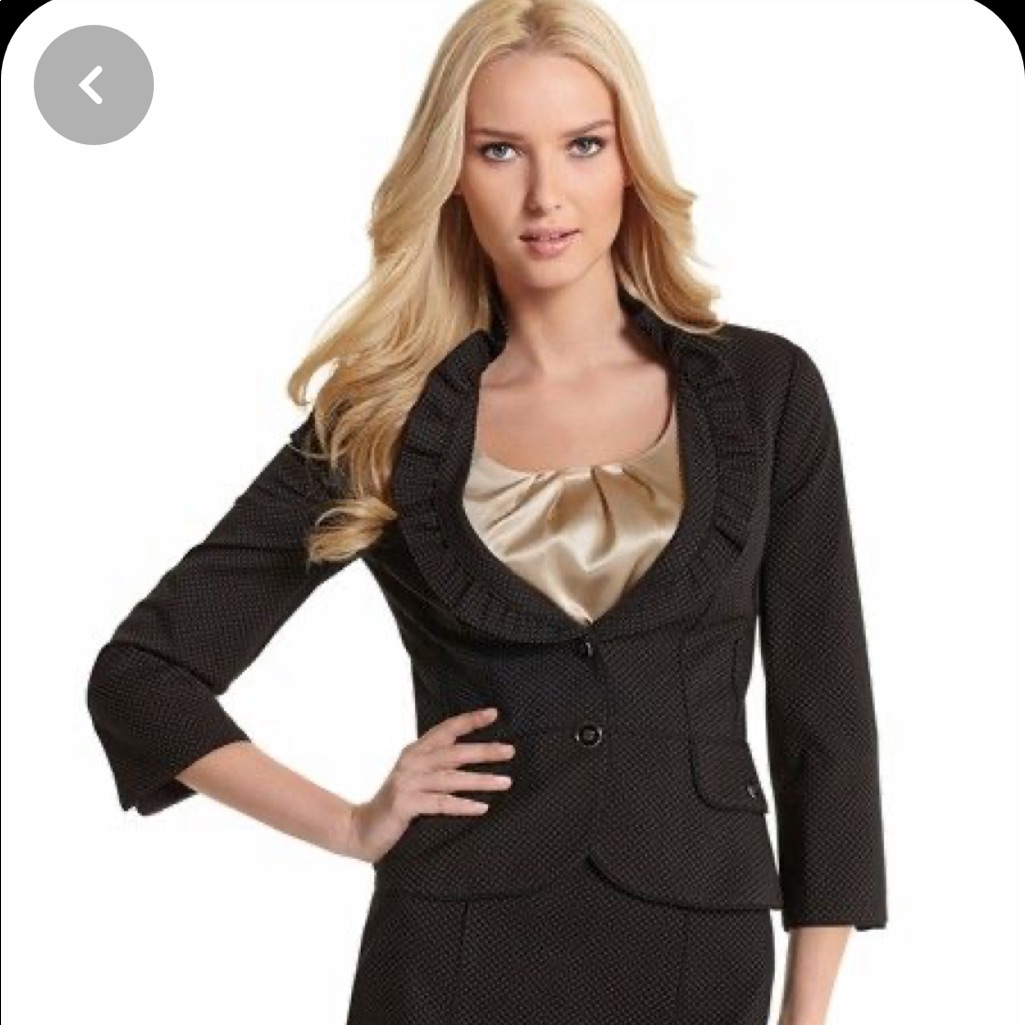 White House Black Market Suit Jacket Size 00